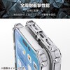 PM-A25AZEROTCR iPhone 17 ケース ハイブリッド 衝撃吸収 磁気吸着対応メタルステッカー付 フィルム付 ZEROSHOCK エレコム 62828651
