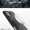 PM-A25AZEROMGBK iPhone 17 ケース ハイブリッド 衝撃吸収 MAGKEEP 磁力吸着ワイヤレス充電対応 フィルム付 ZEROSHOCK エレコム 62828660