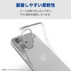 PM-A25AUCTCR iPhone17 ケース ソフト 薄型 磁気吸着対応メタルステッカー付 エレコム 62829019