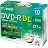 録画用 DVD-R DL 片面2層 2-8倍速 10枚パック 5mmプラケース ワイドプリンタブル(ホワイト) マクセル