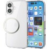 PM-A25AHVCKCR iPhone 17 ケース ハイブリッド 衝撃吸収 磁気吸着対応メタルステッカー付 エレコム 62829055