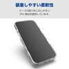 PM-A25AHVCKCR iPhone 17 ケース ハイブリッド 衝撃吸収 磁気吸着対応メタルステッカー付 エレコム 62829055