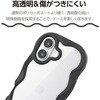 PM-A25AFCWAVEPN iPhone 17 ケース ハイブリッド 衝撃吸収 磁気吸着対応メタルステッカー付 背面クリア Grippy エレコム 62829186