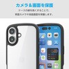 PM-A25ATSLFCBE iPhone 17 ケース ハイブリッド 衝撃吸収 軽量 薄型 磁気吸着対応メタルステッカー付 TOUGH SLIM LITE エレコム 62829491