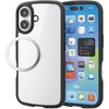 PM-A25ATSLFCGBK iPhone 17 ケース ハイブリッド 衝撃吸収 軽量 薄型 磁気吸着対応メタルステッカー付 背面ガラス エレコム 62829570