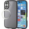 PM-A25ATSLFCBKM iPhone 17 ケース ハイブリッド 衝撃吸収 軽量 薄型 磁気吸着対応メタルステッカー付 エレコム 62829631