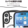 PM-A25AGRPFMBK iPhone 17 ケース ハイブリッド 衝撃吸収 MAGKEEP 磁力吸着ワイヤレス充電対応 Grippy エレコム 62829755