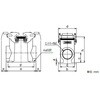YLQT24B-25R B形ハウジング ボックス型 三桂製作所 62950477