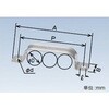 KS3S12 ケイフレックス用3本止サドル 三桂製作所 62951658