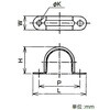 LSS25 SUSサンパイプ用両サドル 三桂製作所 62951807