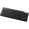 TK-FCM107KBK キーボード 有線 USB接続 メンブレン式 コンパクトサイズ 抗菌 薄型 ミニキーボード エレコム 62954186
