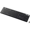 キーボード ワイヤレス 無線 USB 抗菌 薄型 フルキーボード ワイヤレスキーボード メンブレン式 エレコム