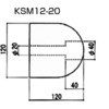 KSM12-20 �^�[�~�i�����o�[(�J�[�X�g�b�p�[)D�^�S�� �M�h���Y 62975027