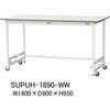 軽量作業台/耐荷重150kg_ワンタッチ移動H950_ワークテーブル150シリーズ 山金工業