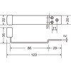 UFD123-W 扉用戸当り TRUSCO 63038624