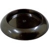 TUR715-BK-12 キャスター用受け皿(ゴムシート付き) 12個入タイプ TRUSCO 63051206