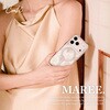 25IP63-MAMSSIL iPhone 17 Coehl ストラップループ付属 ワイヤレス充電対応 スマホケース 「MAREE」 スパークリングシルバー Coehl 63079391