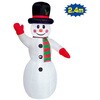 クリスマスデコレーション エアブロー ジャンボスノーマン TE5-4125 アルファ[販促]
