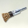 カシメスプリング付鋼線メッキ線軸付筒型ブラシ(黄より線) SUN POWER