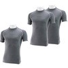 L-GRY-3P グレー 接触冷感メッシュ半袖 SK11 63277184