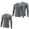 M-GRY-3P グレー 接触冷感メッシュ長袖 SK11 63277403
