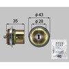 玄関ドア用シリセットWキーレバー1ロックゴールド上 トステム(LIXIL)
