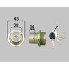 玄関ドア用交換用シリンダーレバー シャイングレー上 トステム(LIXIL)