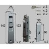 内外締り錠セット(錠ケース付) 新日軽(LIXIL)