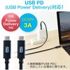 500-USB051-1 USB TypeC�P�[�u�� �T�����_�C���N�g 63339125