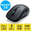 ブルーLEDマウス サンワダイレクト