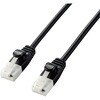 LD-GPAYT/BK10 LANケーブル CAT6A準拠 ギガビット 爪折れ防止 やわらか スリムコネクタ RoHS エレコム 63426284
