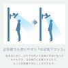 YWX-E30E(W) 扇風機 壁掛け 左右首振り リモコン 風量3段階 入切タイマー YAMAZEN(山善) 63429846