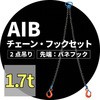 2点吊りチェーンフックセット アイビッグ
