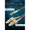 OC-LCSC2M2/2 光ファイバーケーブル LC-SC 2芯 マルチモード OM2 エレコム 63505298