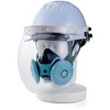 BOSQ ヘルメット取付型防災面(大型マスク対応可能) TRUSCO 63516295
