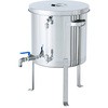 レベル計・バルブ付汎用容器 脚付 STV-LV-FLシリーズ MONOVATE(日東金属工業)