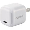 Type-C充電器 PD 30W PPS TypeC×1 折りたたみプラグ 軽量 【MacBook Air Surface GO iPhone iPad 等対応】 エレコム