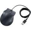 M-XGM31UBSKBK 有線マウス 静音 5ボタン 左手専用 抗菌 EX-G エレコム 63574116