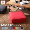 しっとり沈むカバーリング低反発クッション 洗濯可能なクッションカバー 角型【 joue - ジュー - 】単品 ホームテイスト