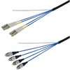 CC-Link IE コントローラネットワーク対応光ファイバーケーブル(LC-FC)4芯 屋外用(補強)LAPシース GI G50/125タイプ ダイヤトレンド