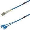 CC-Link IE コントローラネットワーク対応光ファイバーケーブル(LC-SC)2芯 屋内用 GI G50/125タイプ ダイヤトレンド