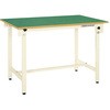 軽量作業台(CKタイプ/耐荷重300kg/サカエリューム天板/H740/固定式/折畳み式) サカエ