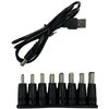 USB DC 電源供給ケーブル 8種プラグ付き ZATTA