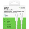 CAB024FQ1MWH BoostCharge Pro USB-C to USB-C ґgP[u 60W 1M zCg BELKIN(xL) 63938957