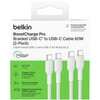 CAB024FQ1MWH2PK BoostCharge Pro USB-C to USB-C ґgP[u 60W 1M zCg 2{Zbg BELKIN(xL) 63938966