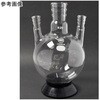 032-29280 三頭フラスコ 側管角度 5° 白 032シリーズ 日本理化学器械(NRK) 64035705