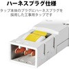 T-WHRM3650NN/RS 電源タップ 延長コード ハーネスプラグ 6個口 3P 工事用 物件用 案件用 RoHS OAタップ エレコム 64044287