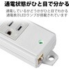 T-WHRM3650NN/RS 電源タップ 延長コード ハーネスプラグ 6個口 3P 工事用 物件用 案件用 RoHS OAタップ エレコム 64044287