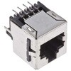 RJ45 モジュラーコネクタ メス RJ45コネクタ スルーホール Cat3 1袋 5個入 TE Connectivity Japan(旧:TYCOELECTRONICS(タイコエレクトロニクス))
