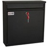 Post Box Std Front Load Black Securikey